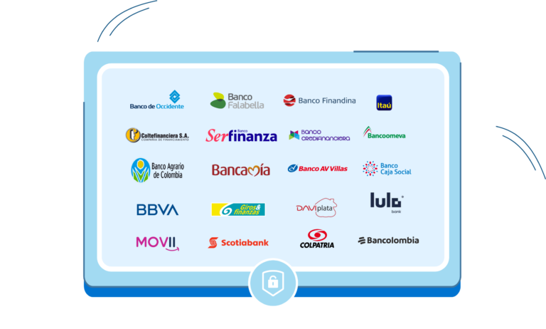 Banks inside a screen